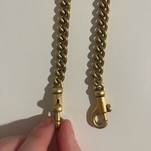 Coach Brass Crossbody Chain